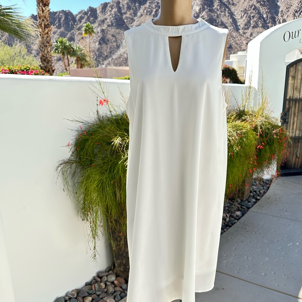 White Sleeveless Dress